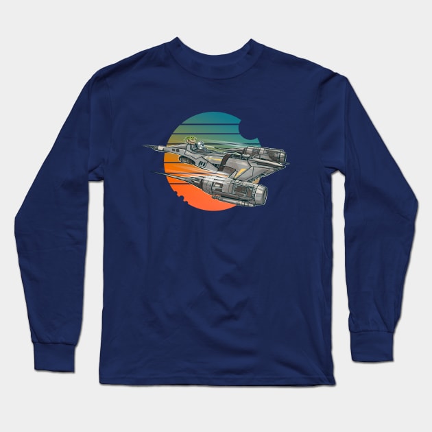 Mando N1 Starfighter Long Sleeve T-Shirt by Rackham